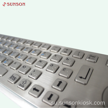 Vandal Metal Keyboard sareng Track Ball